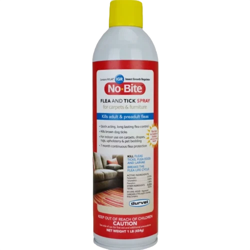 Innovative Durvet No-Bite Flea Tick House Carpet Spray 16 oz. Clean