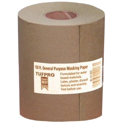 Eco-Friendly Trimaco General Purpose Paper Brown Masking Tape 3 in. x 180 ft. First-Class