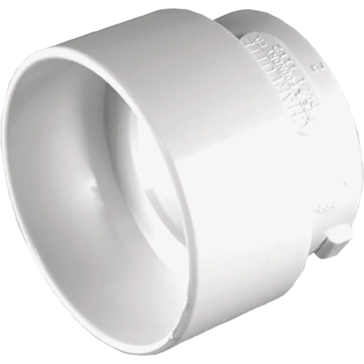 Flexible Charlotte Pipe DWV Reducing PVC Bushing 3 In. Sch 30 SPG x 1-1 2 In. Sch 40 Hub Next-Generation