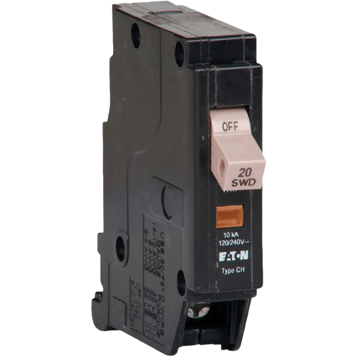 Refined Eaton CHF 20A Single-Pole Standard Trip Circuit Breaker Durable