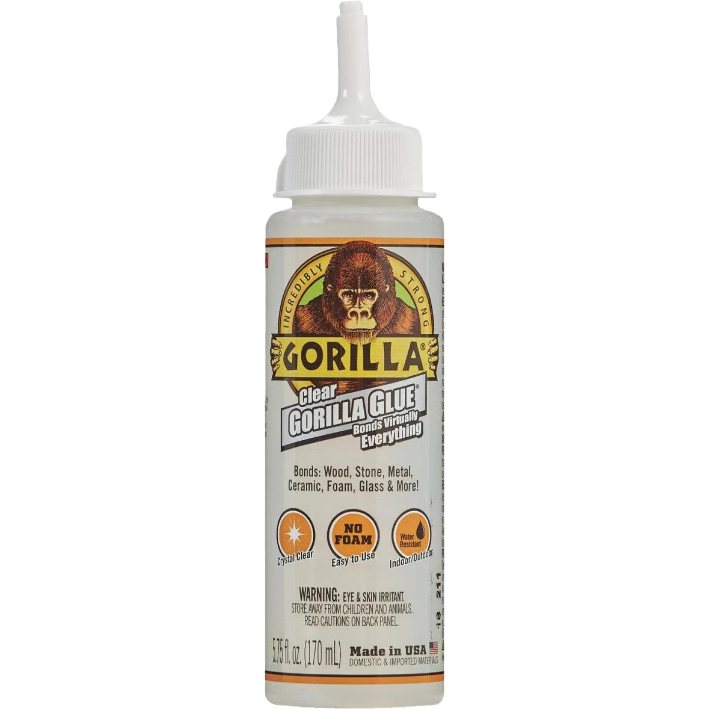 Elite Gorilla Clear All-Purpose Glue 5.75 oz. Eco-Friendly
