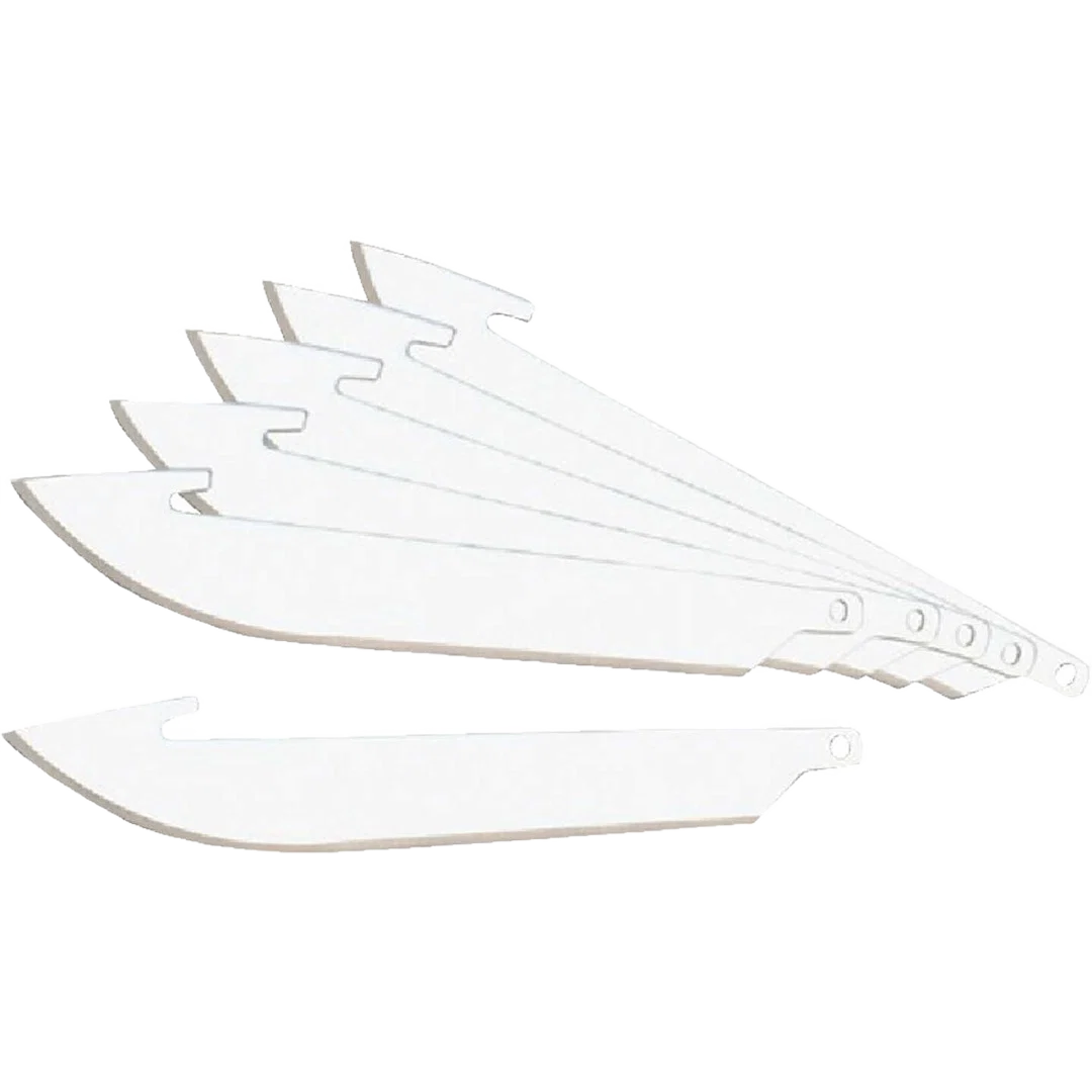 Durable Outdoor Edge Razor-Lite Steel 3.5 In. Blades 6 ct Efficient