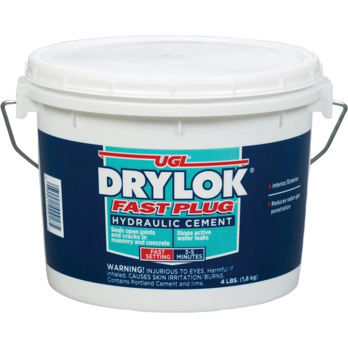 High-Performance Drylok Fast Plug Hydraulic Cement 4 lb. Pail Official