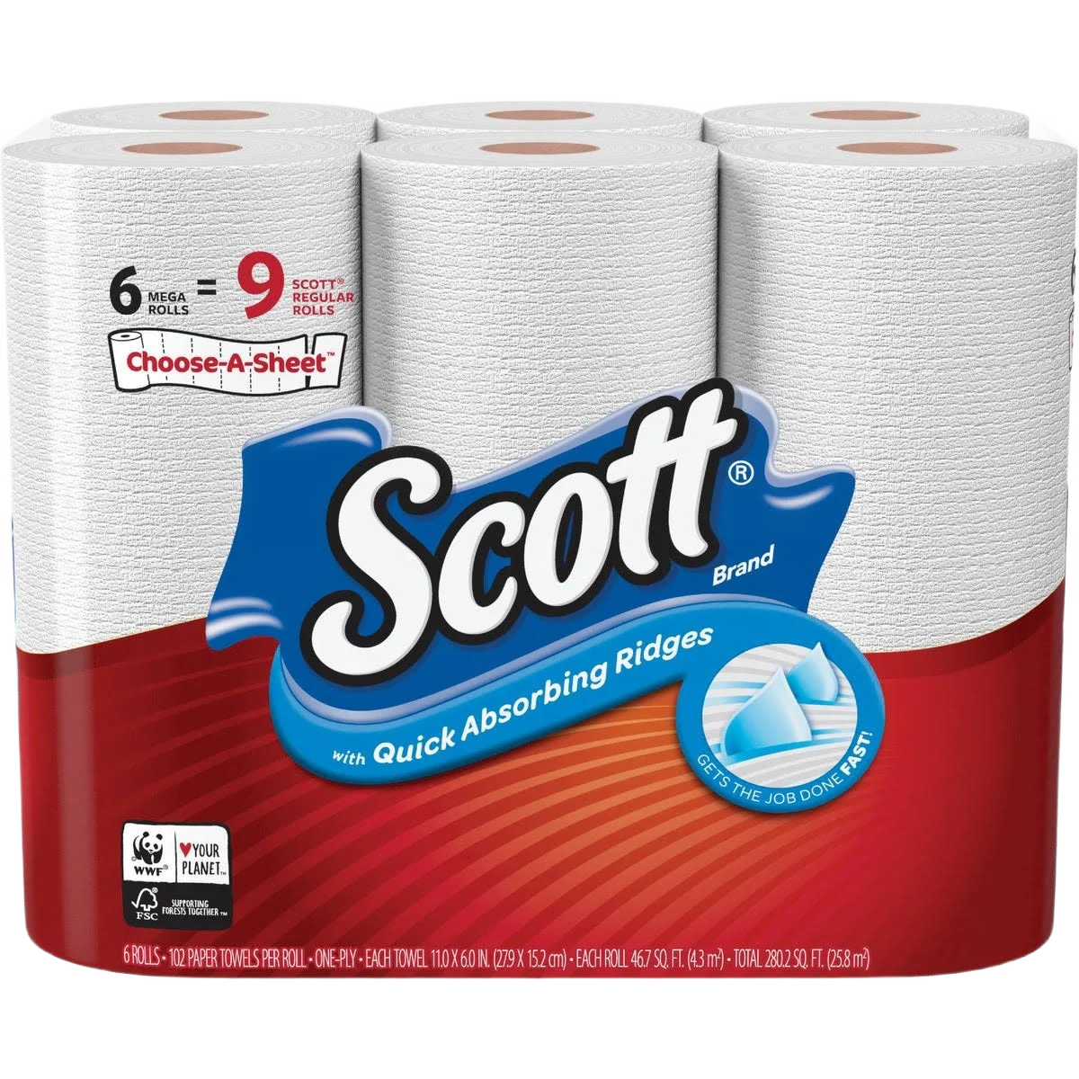 Superior Scott Choose-A-Size Paper Towel Expertly Made