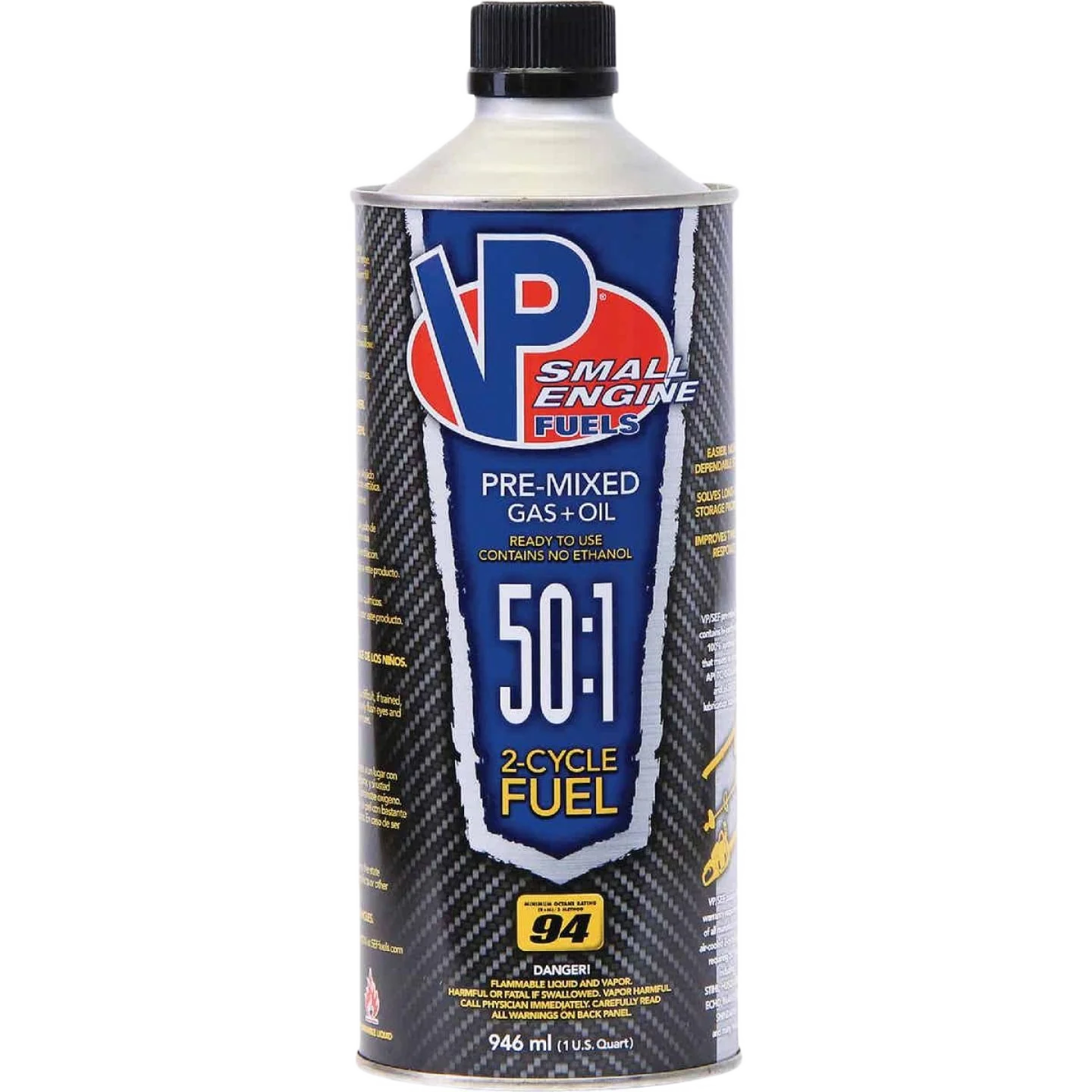 Excellent VP Racing Small Engine Fuels 50 1 Ethanol- Gas Oil Pre-Mix 32 oz. Convenient