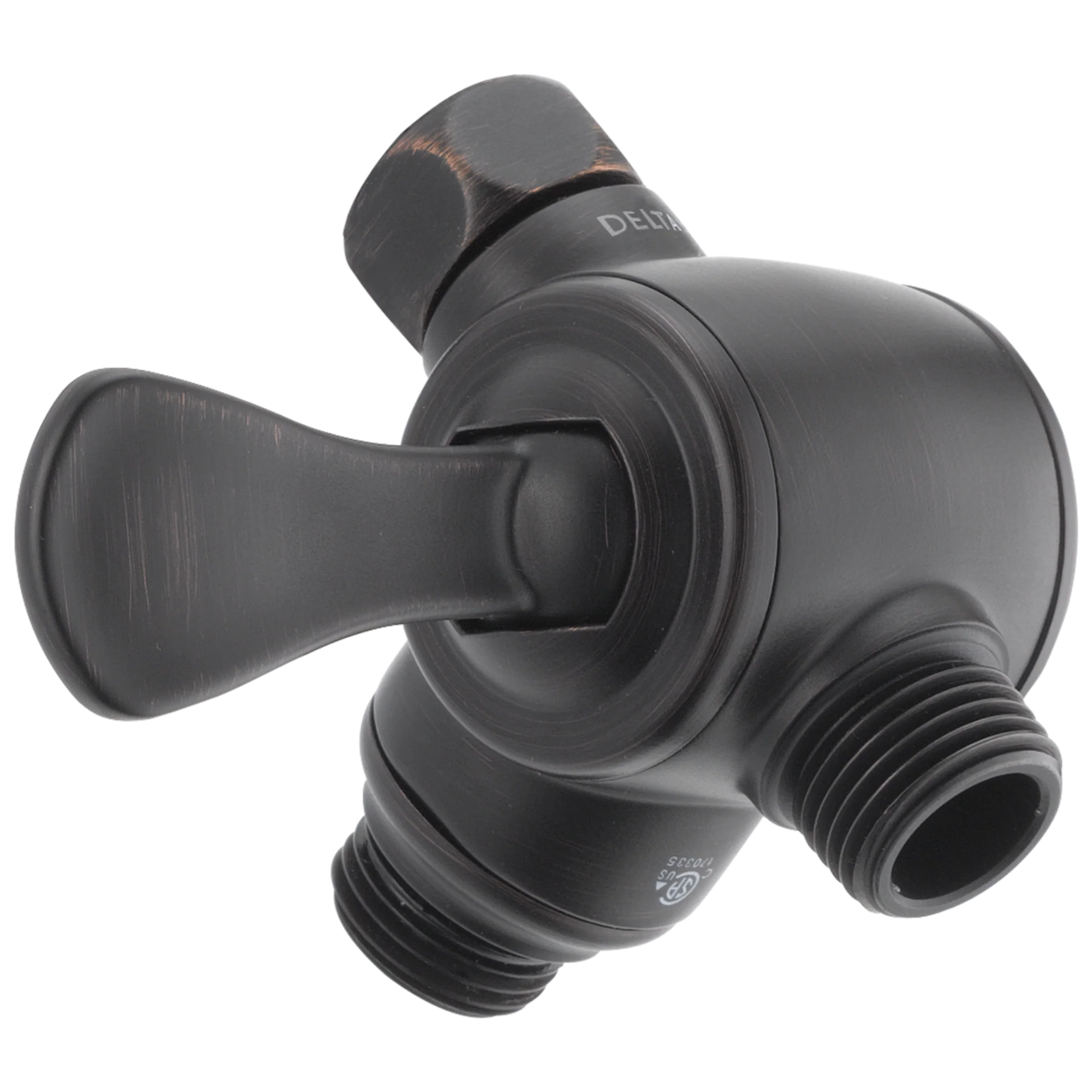 High-Grade Delta Universal Showering Venetian Bronze 3-Way Shower Arm Diverter Professional
