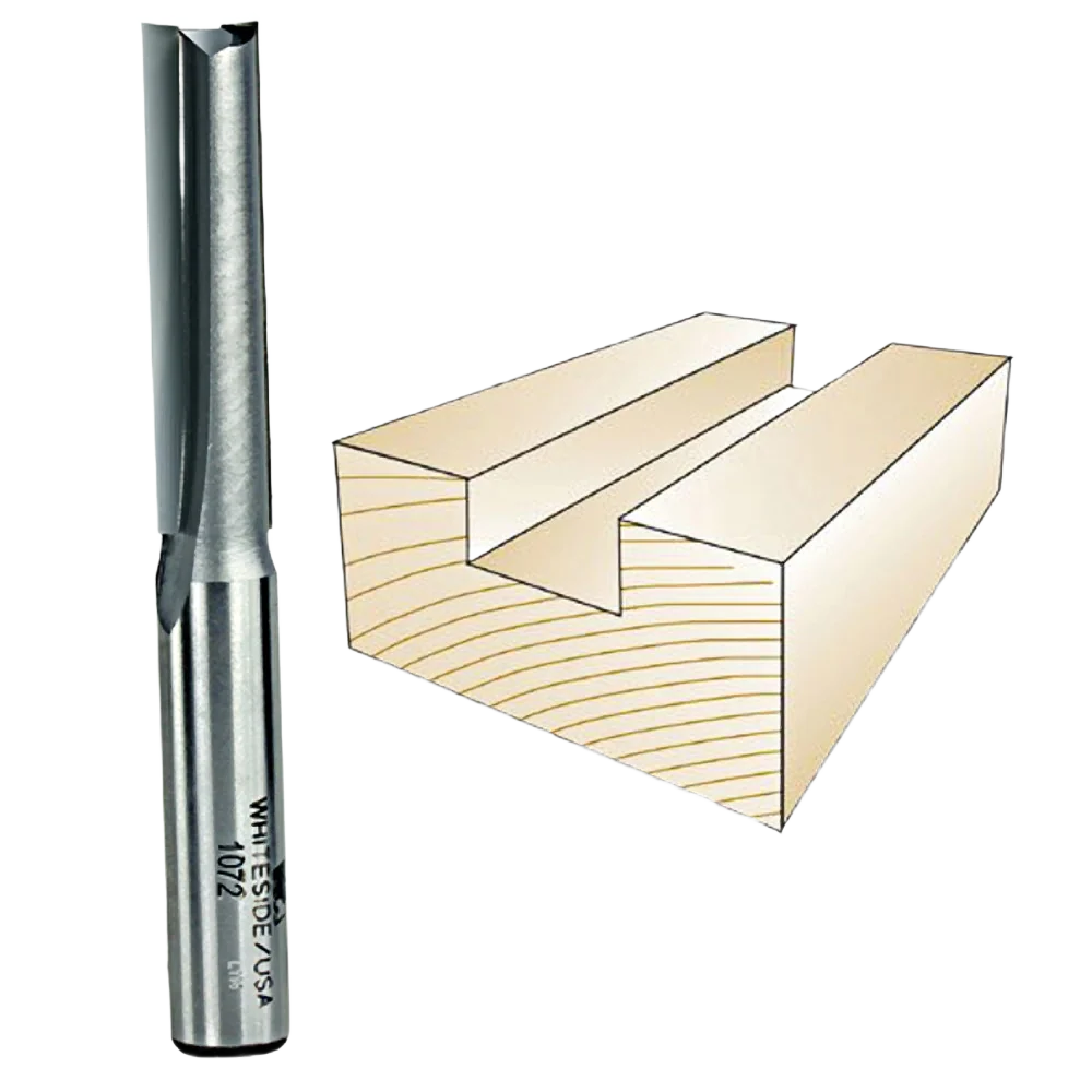 Pure Whiteside Straight Bit 1 2 in. SH x 1 2 in. CD x 2 in. CL Stylish