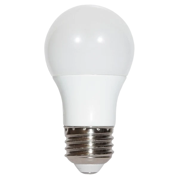 Original Satco 5.5 Watt A15 LED 3000K Medium Base Appliance Light Bulb Easy-to-Use