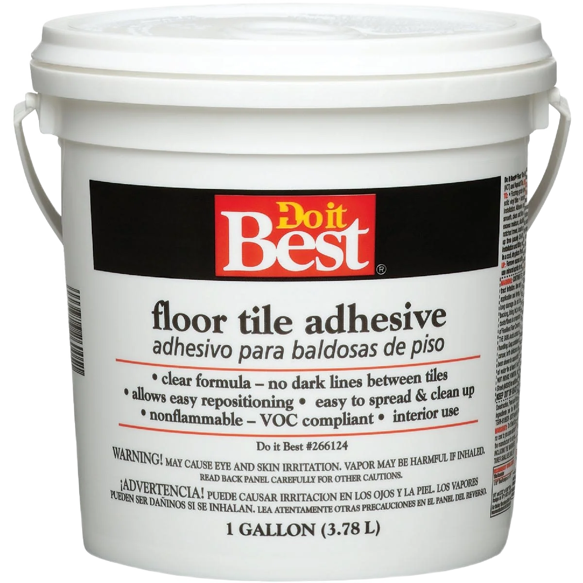 Breathable Do it Clear Thin Spread Floor Tile Adhesive 1 Gallon Original Design