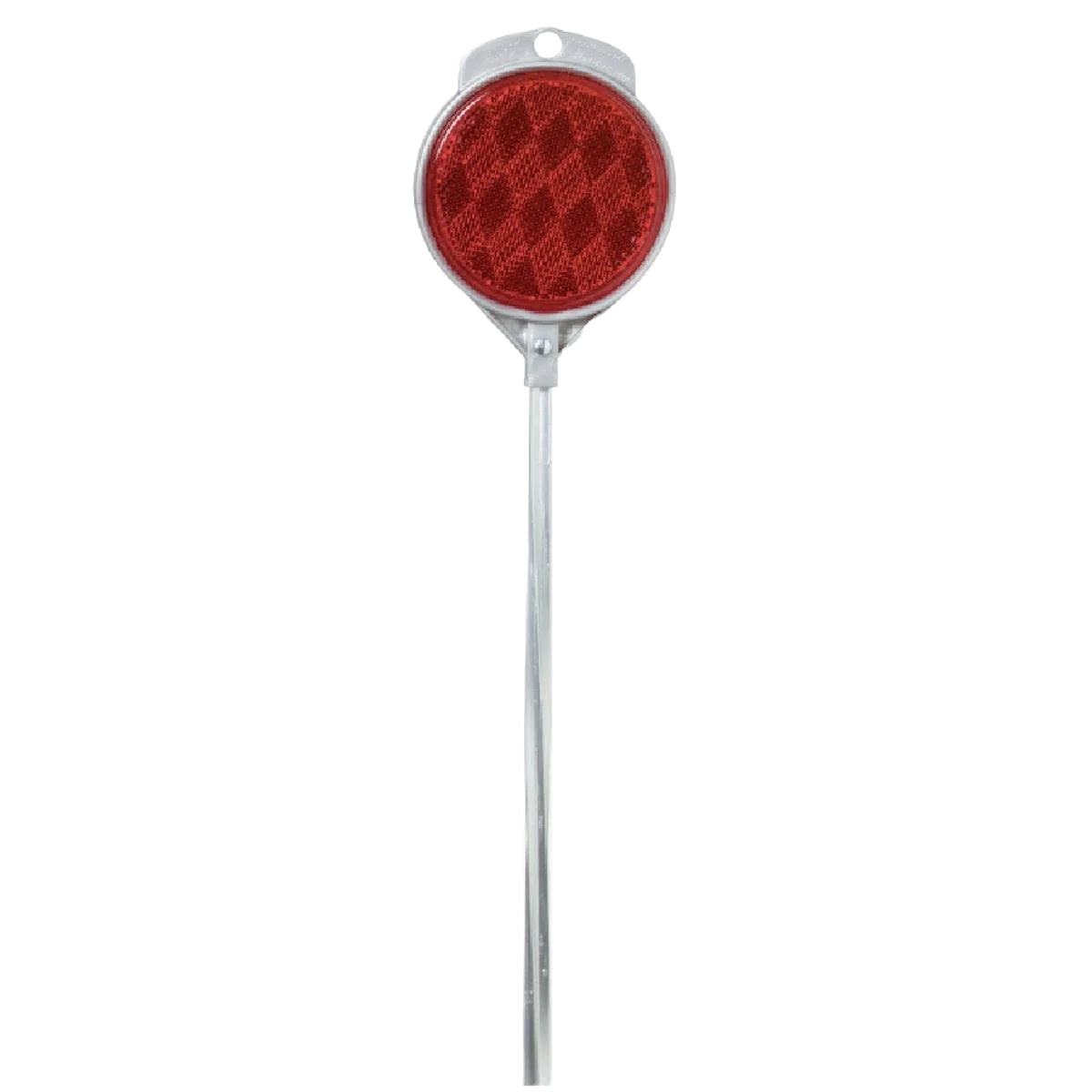 Natural Hy-Ko 48 in. Red Aluminum Driveway Marker Original Design