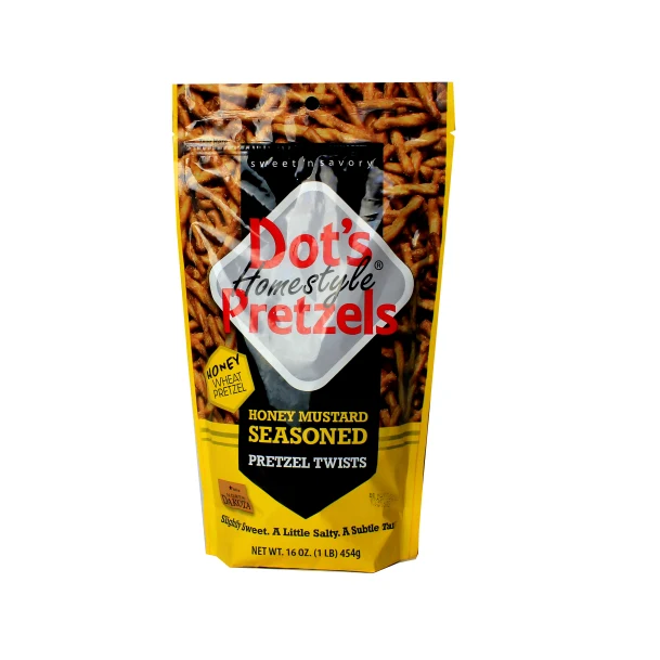 Verified Dot’s Honey Mustard Homestyle Pretzel Twists 16 oz. Healthy
