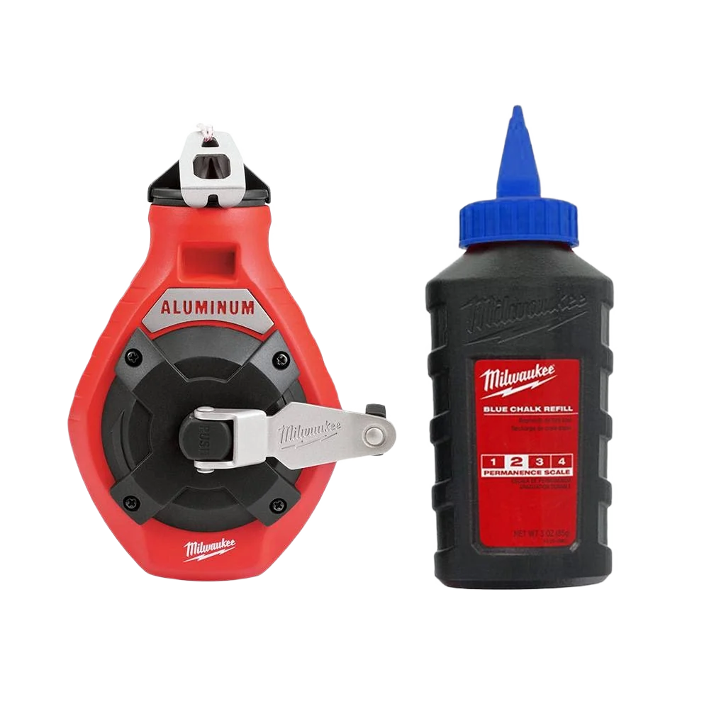High-Performance Milwaukee 100′ Blue Chalk Reel Kit Exceptional