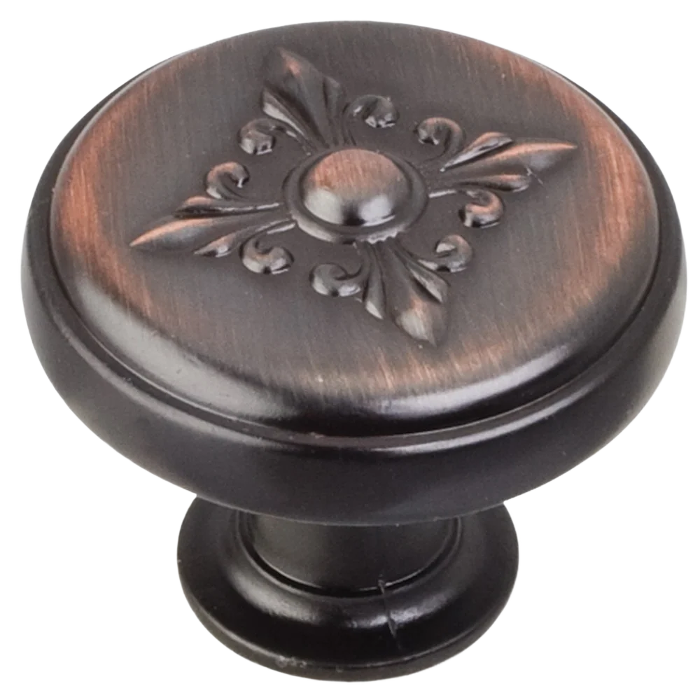 Dependable Hardware Resources 1-3 8 In. Lafayette Knob Brushed Oil Rubbed Bronze Minimalist