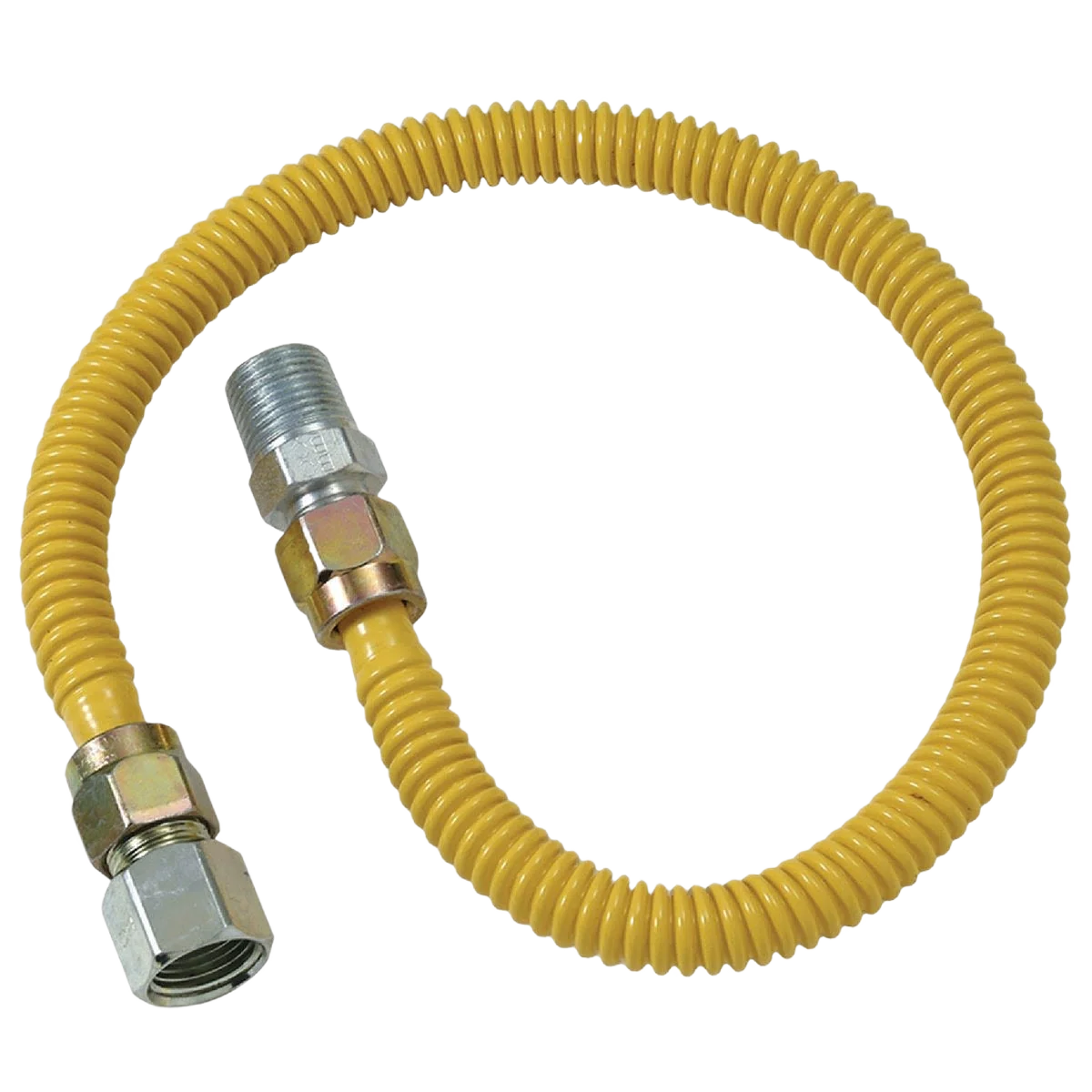 Reusable Dormont 1 2 OD x 60 Coated Stainless Steel Gas Connector 1 2 FIP x 1 2 MIP Trendy