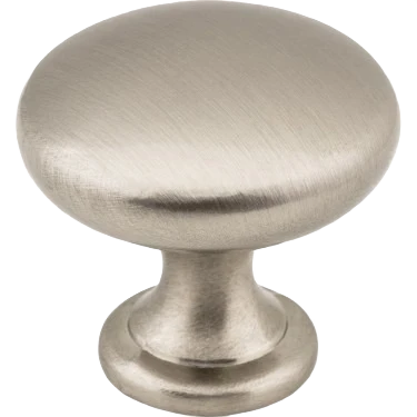 Exceptional Hardware Resources Elements Madison Knob Satin Nickel Flexible