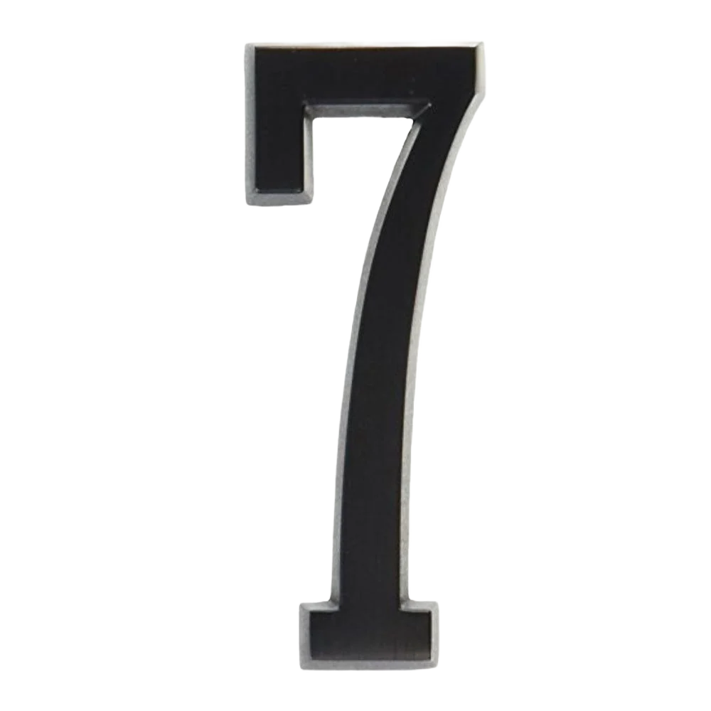 High-Quality Hillman Distinctions 4-In. Adhesive Bronze House Number 7 Comfortable