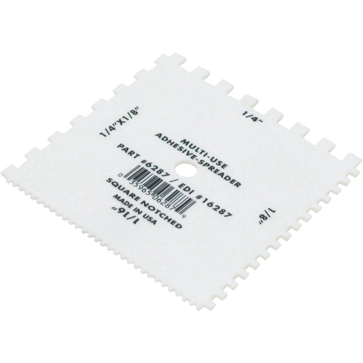 Responsible Marshalltown QLT White Various Square-Notch Disposable Adhesive Spreader Exceptional