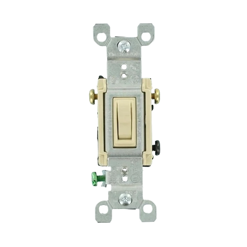 Exceptional Leviton 15 Amp Light Almond Toggle Switch 6-Pack Innovative