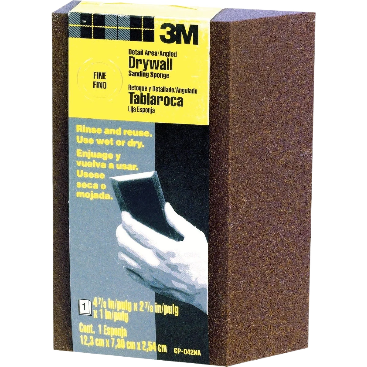 Outstanding 3M Angled Detail Area Drywall Fine Sanding Sponge Eco-Friendly