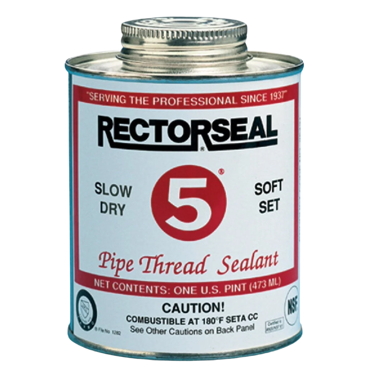 Premium Material RectorSeal No. 5 4 Oz. Yellow Pipe Thread Sealant Versatile