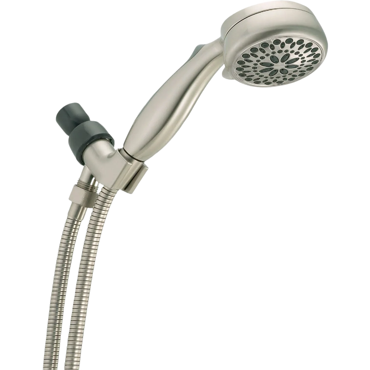 Long-Lasting Delta Universal Showering Spotshield Brushed Nickel 7 Setting Hand Shower Convenient