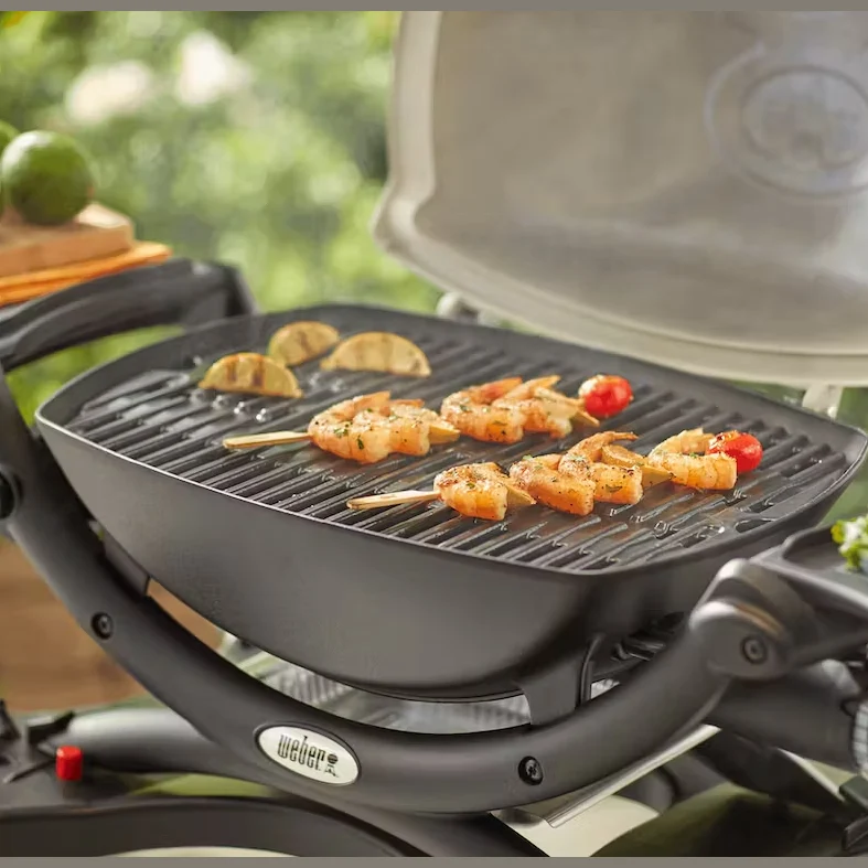 Premium Weber Cast Iron Weber Q 100 1000 Series Cooking Grates Enhanced