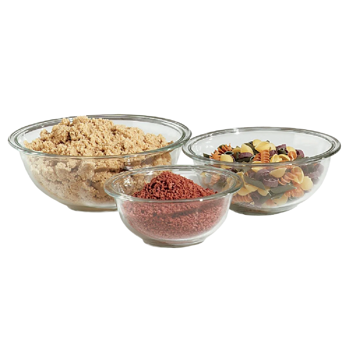 Consistent Pyrex 3-Piece Mixing Bowl Set Convenient