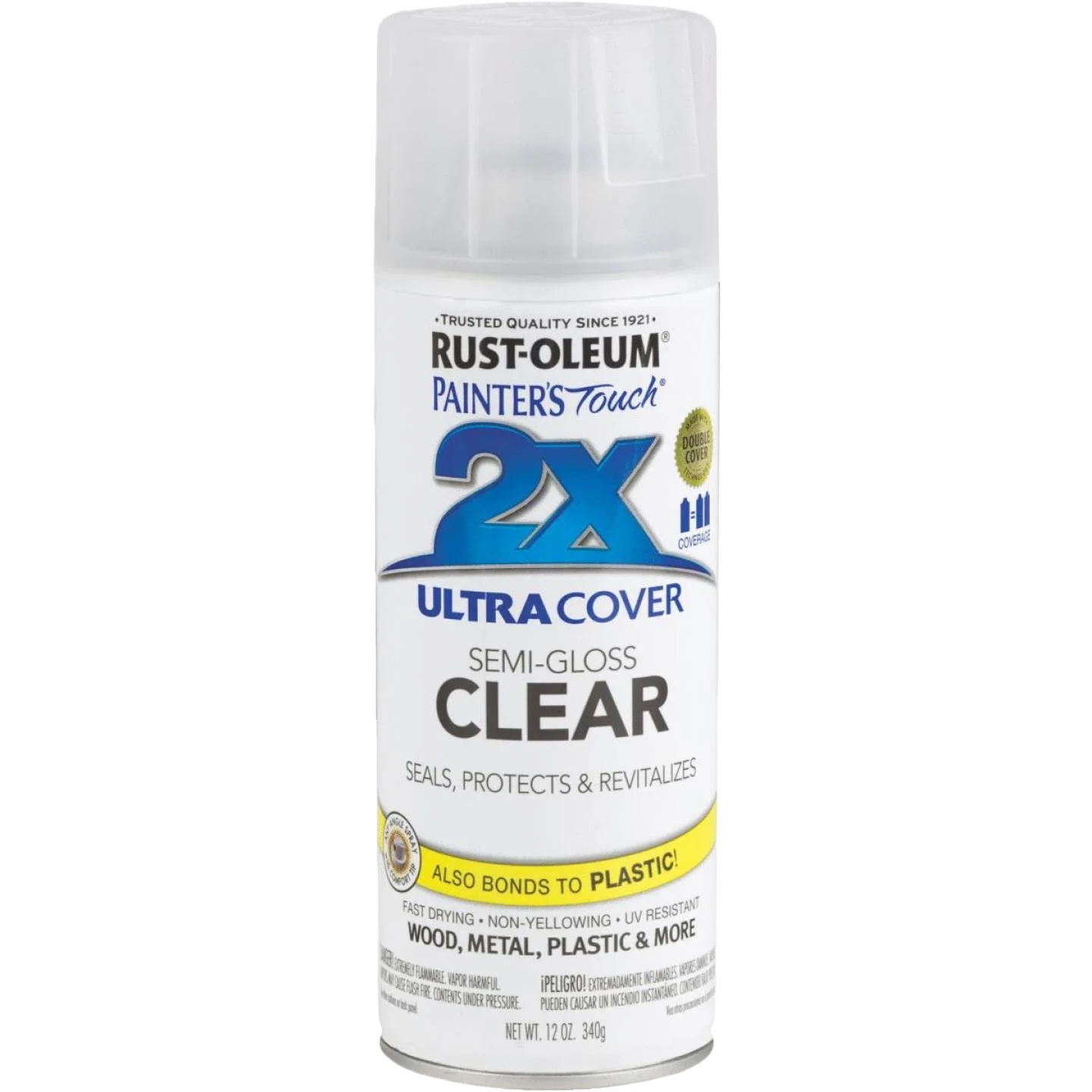 Unique Rust-Oleum Painters’ Touch 2X Clear Semi-Gloss Spray Paint Primer 12 oz. Trendy