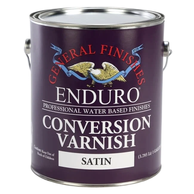 Elegant General Finishes Enduro Conversion 2K Satin Varnish with Part B Catalyst 1 Gallon Fashionable
