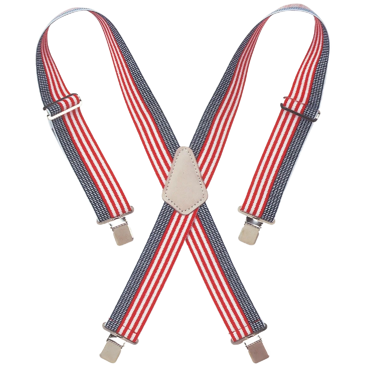 Comfortable CLC Work Gear Red White Blue Work Suspenders Relaxed