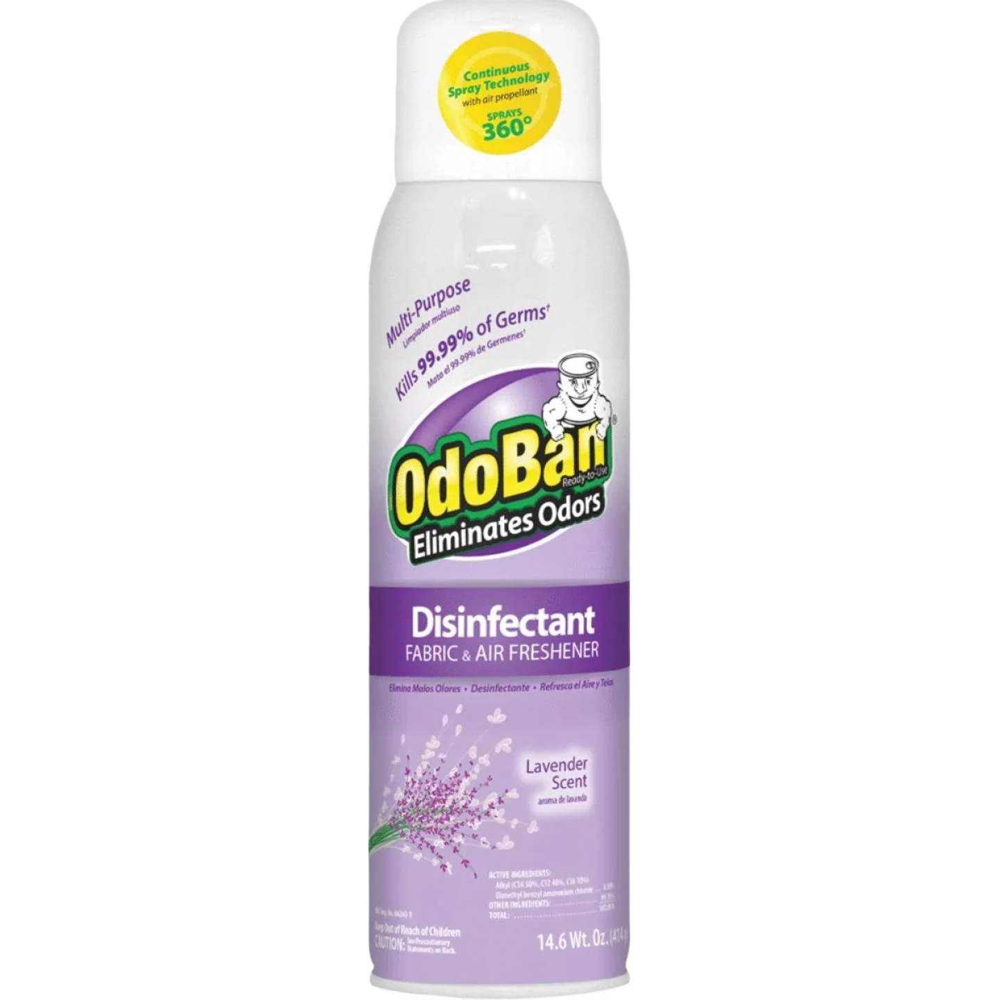 Reliable OdoBan Lavender Fabris and Air Freshener 14 oz. Pure