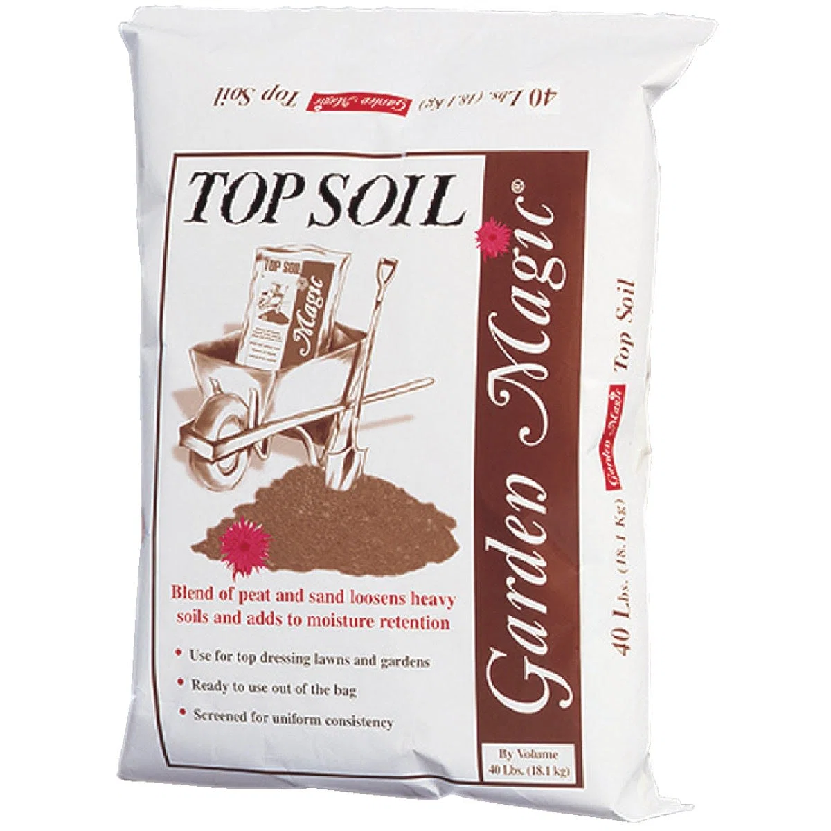 Easy-to-Use Garden All Purpose Top Soil 40 lb. Professional