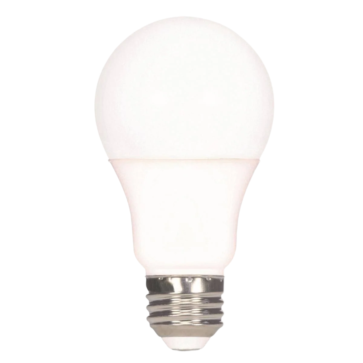 Optimized Satco 9.2 Watt A19 LED White Medium Base Light Bulb Recyclable