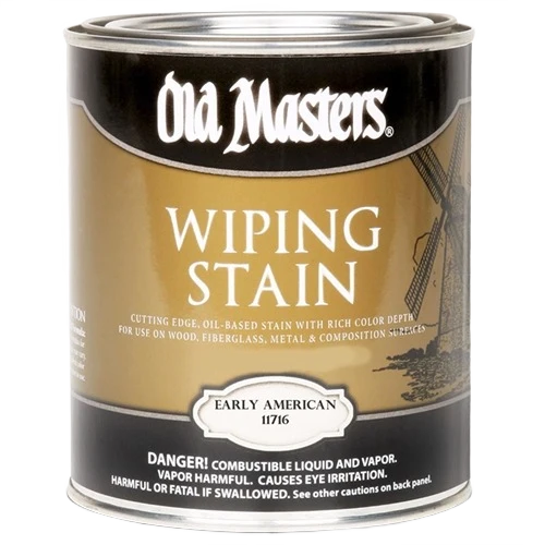 Optimized Old Masters Early American Oil Base Wiping Stain 1 2 Pint Eco-Friendly