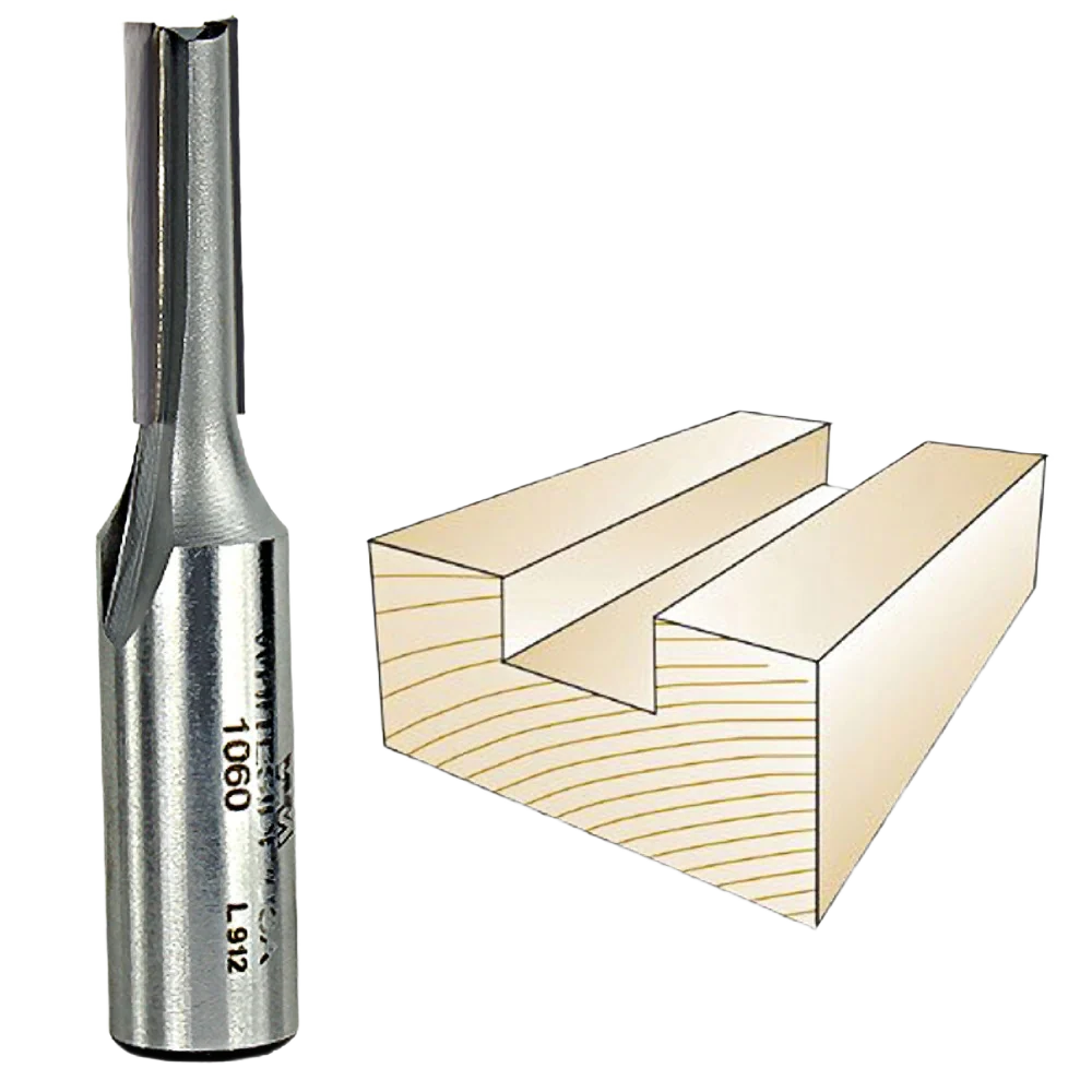 Superior Whiteside Straight Bit 1 2 in. SH x 5 16 in. CD x 1 in. CL Crafted