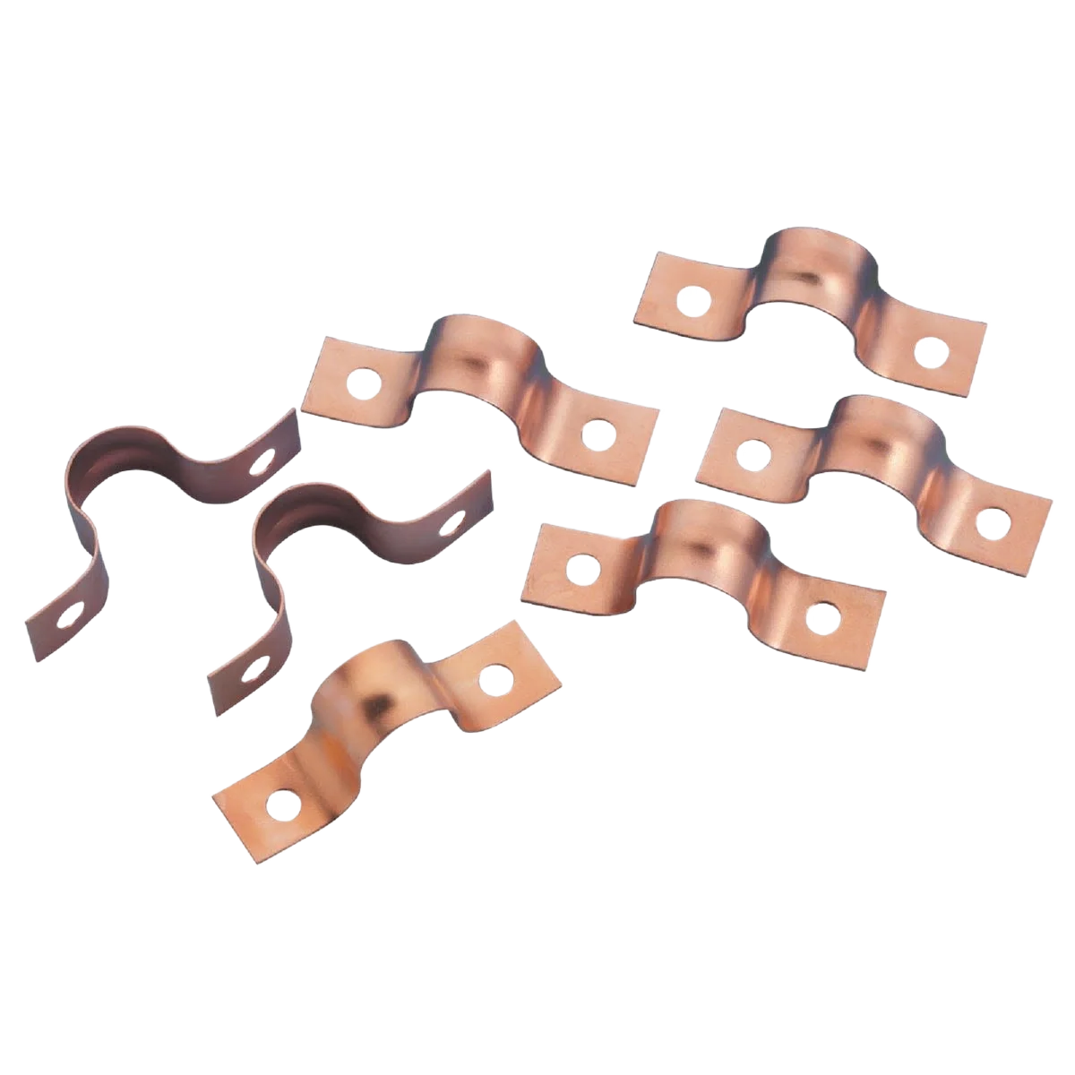 Artisan Oatey 3 4 In. Copper-Plated Pipe Strap 12-Pack Functional