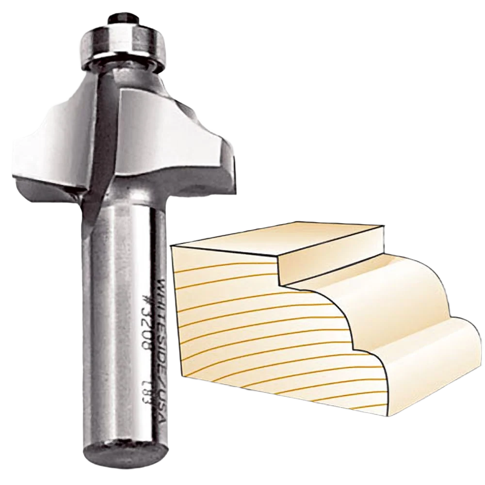 Reusable Whiteside Double Round Bit 1 2 in. SH x 7 32 in. R Official