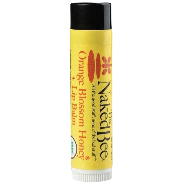 Genuine The Naked Bee Orange Blossom Honey Organic Lip Balm Healthy
