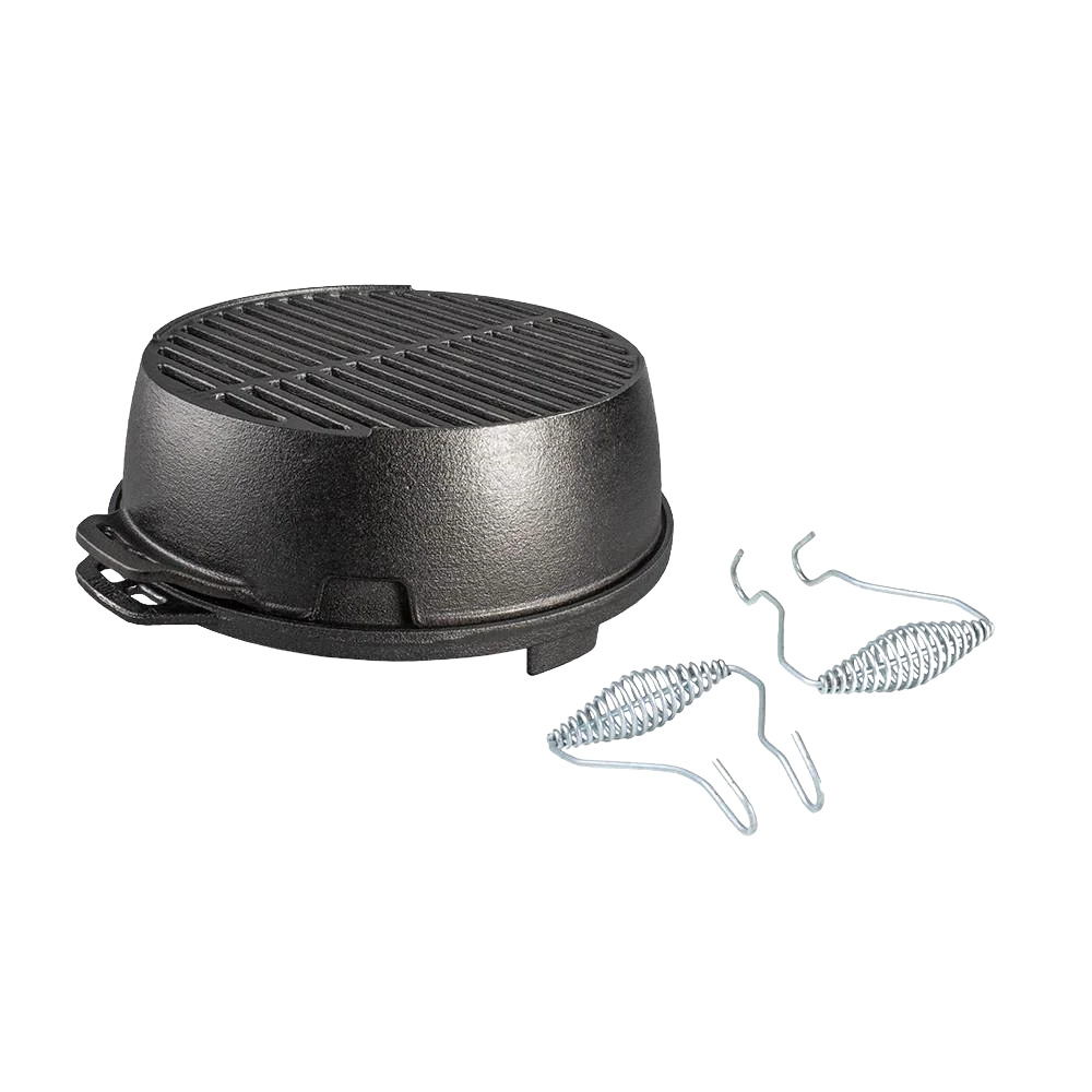 Secure Lodge Cast Iron Kickoff Grill Exclusive