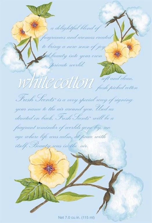 Crafted Willowbrook White Cotton Fresh Scent Sachet Classic