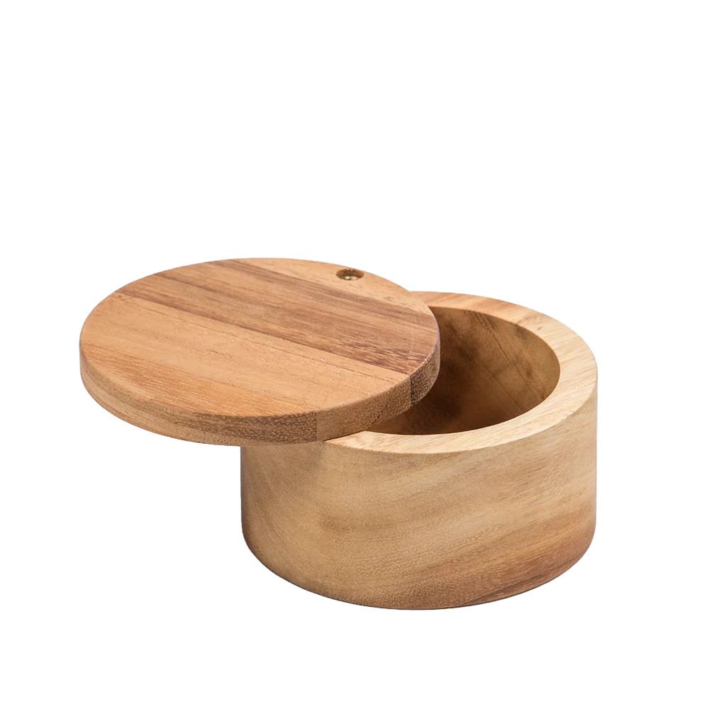 Reusable Wooden Salt Cellar Sophisticated