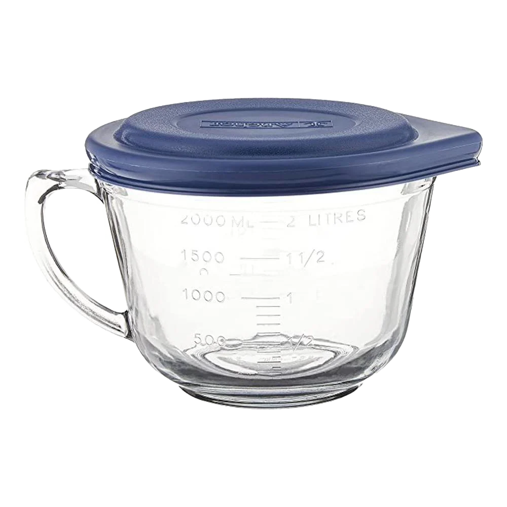Outstanding Glass Batter Bowl with Lid Sophisticated