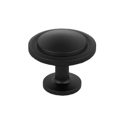 Responsible Amerock Loop 1-3 16 Diameter Matte Black Cabinet Knob Clean