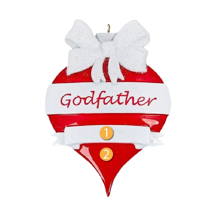 Trendy Rudolph Me Personalized Godfather Ornament Luxury