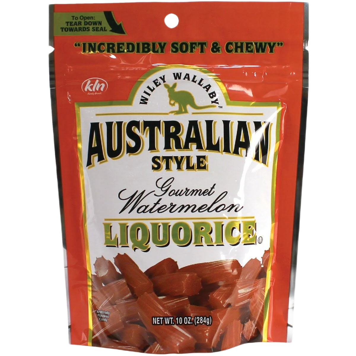 Elegant Wiley Wallaby Australian Style Watermelon Liquorice 10 oz. Solid