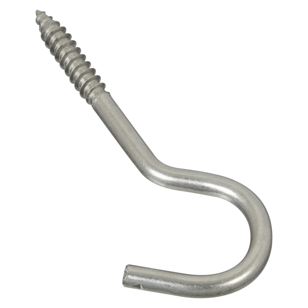 Practical National Hardware 1 4 x 4-1 4 Stainless Steel Screw Hook Excellent