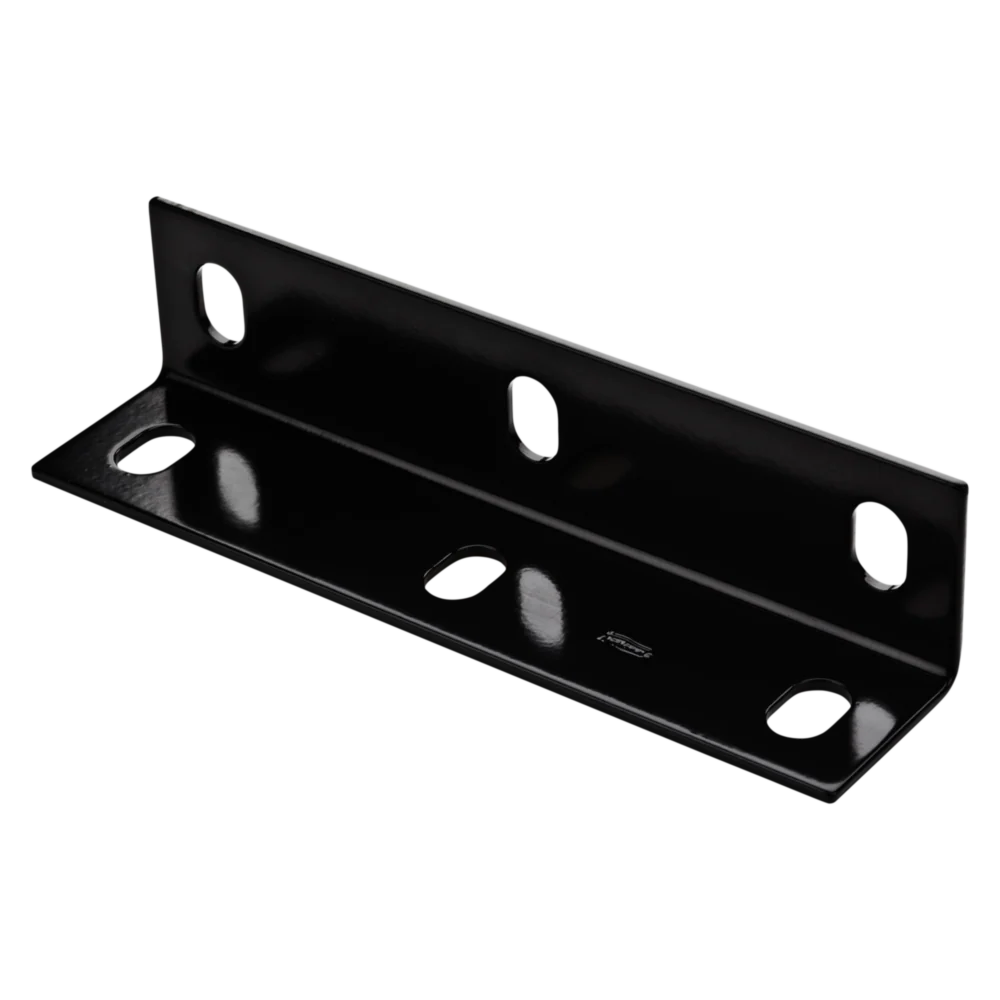 Minimalist National Hardware 2 x 9 Black Heavy Duty Wide Corner Brace Crafted