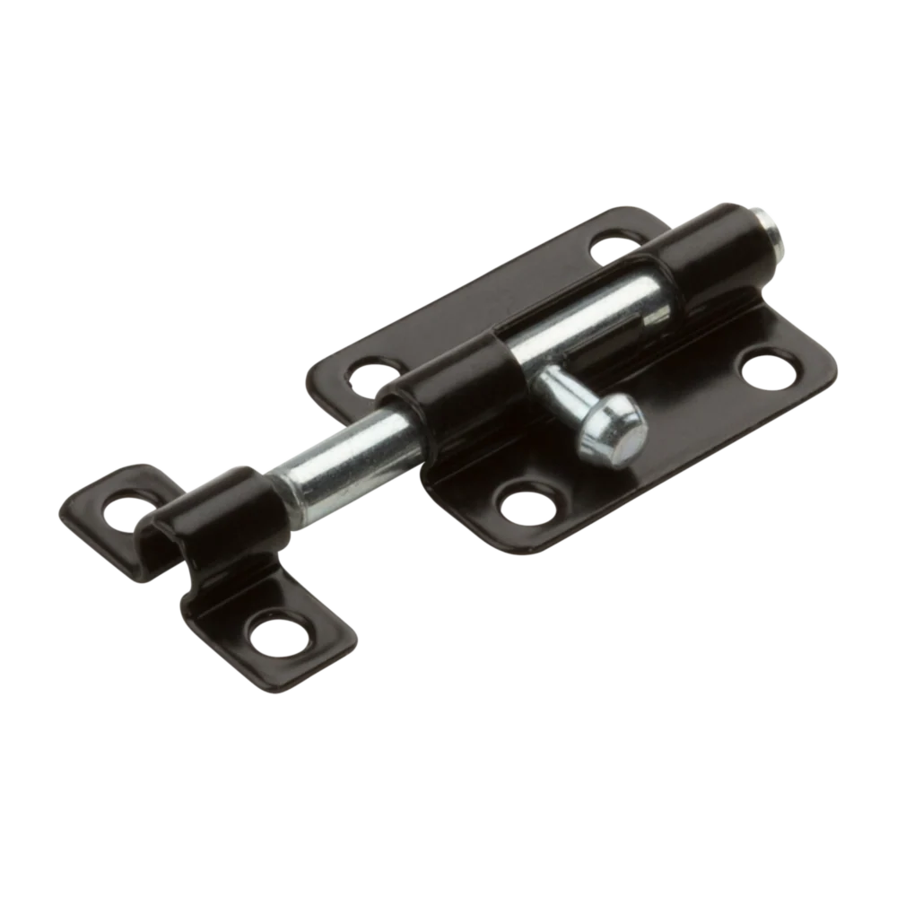 Classic National Hardware 3 Black Steel Door Barrel Bolt Next-Generation