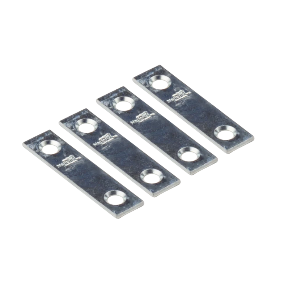 Selected National Hardware 2 x 1 2 Zinc Steel Mending Brace 4-Count Reusable