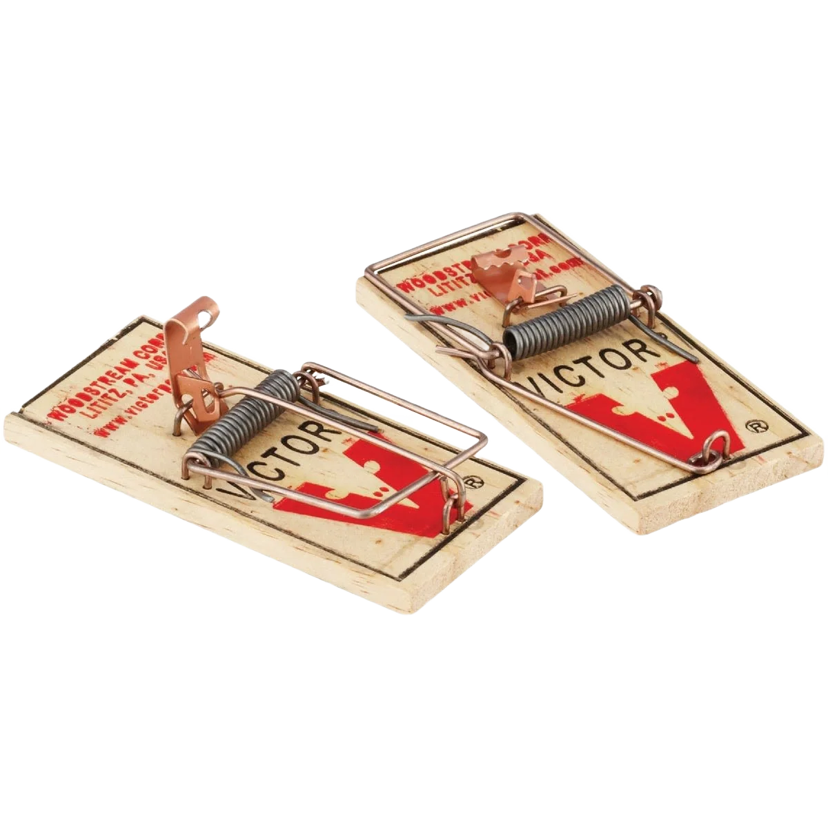 Healthy Victor Mechanical Metal Pedal Mouse Trap 2-Pack Relaxed